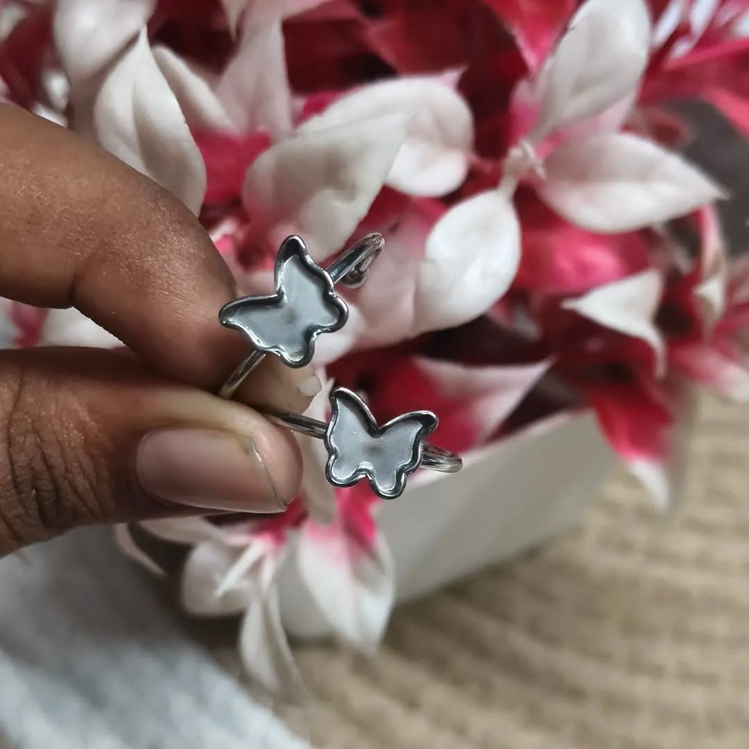 Butterfly Design Ring Bezel