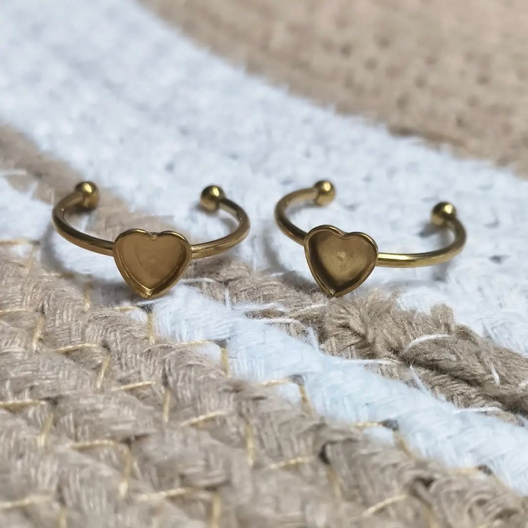 Heart Shaped Ring Bezel