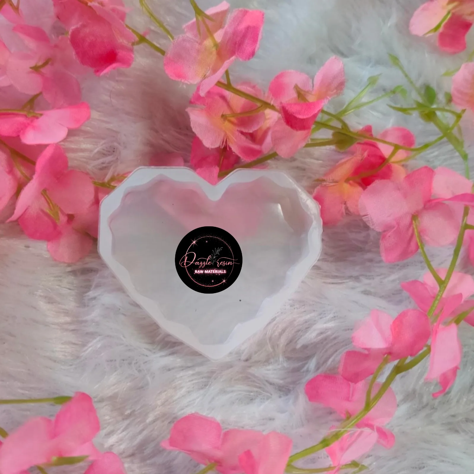 3 inch diamond cut heart